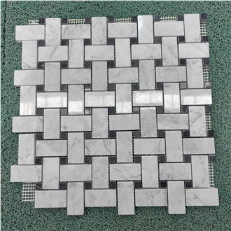 Fish Maw Gold Mosaic Calacatta Gold Marble Mosaic Tiles