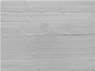 Guizhou White Wooden Marble Slabs With Three Levels