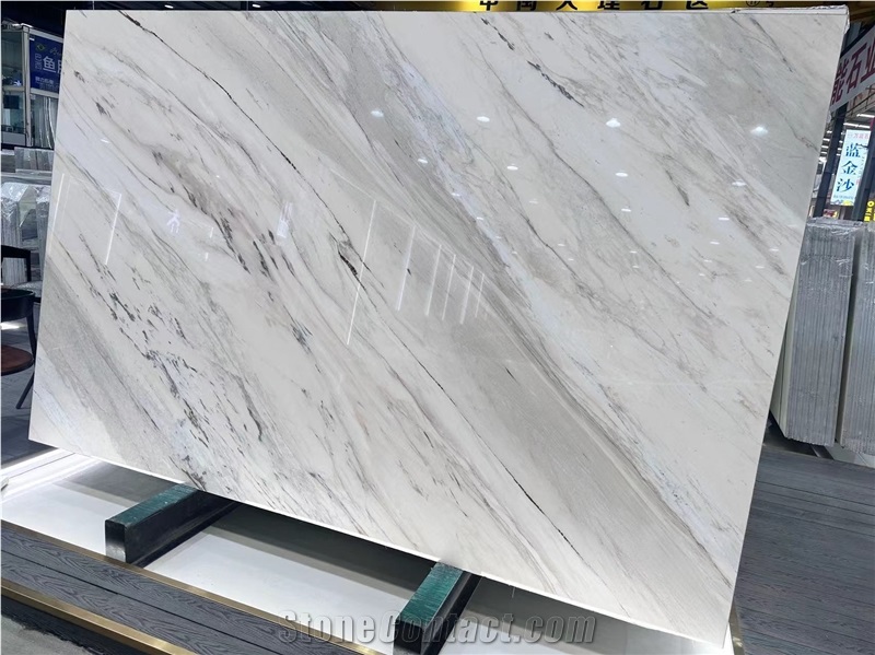High Quality Cusromizable Platinum Sands Marble Slabs
