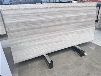 High Quality White Wooden Marble Slabs With Four Levels