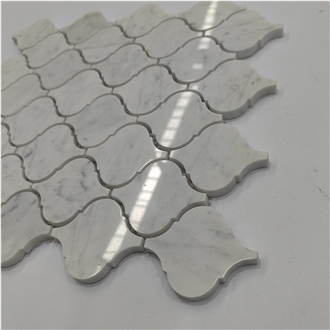 Hot Sale Bianco Carrara White Lantern Mosaic Tiles
