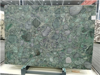 Luxury Natural Green Verde Pollock Granite Stone Slabs