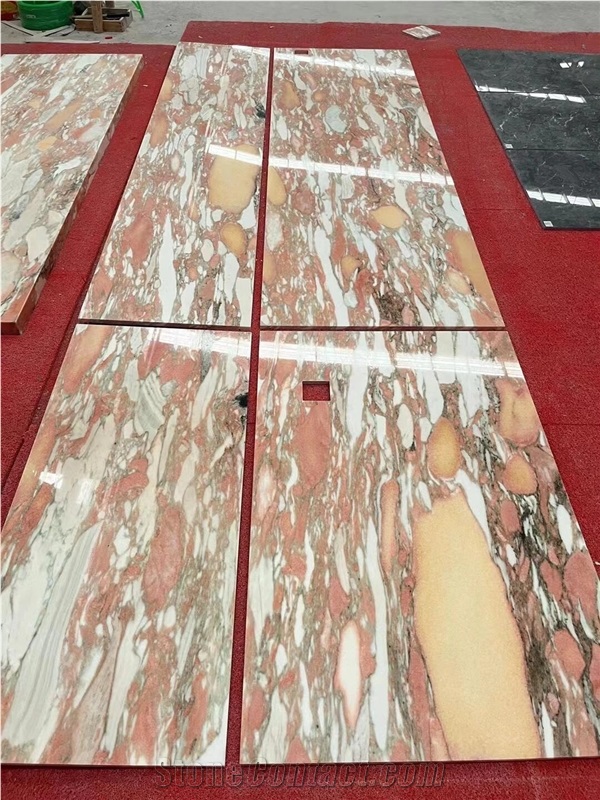 Pink Norwegian Rosa Marble Prefab Bathroom Vanity Tops