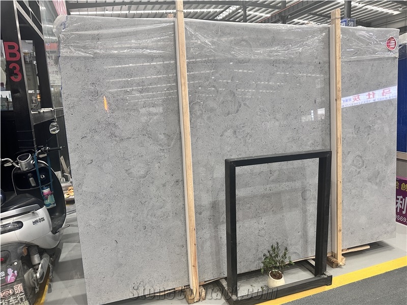 Turkey Moonlight Gray Marble Slabs For Interior Design