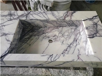 Turkey New York Milas Lilac Marble Customized Vanity Tops