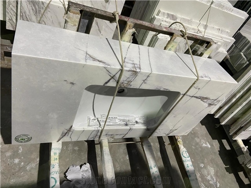 Turkey New York Milas Lilac Marble Customized Vanity Tops