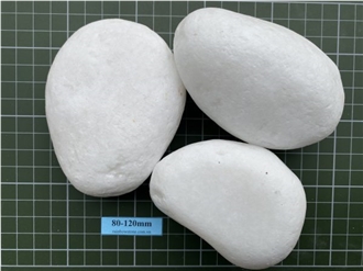 Snow White Pebbles River Stone