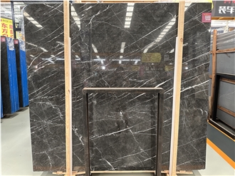 Cambodia Wyndham Grey Polished Natural Marble Tiles