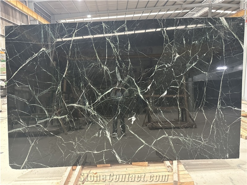 Greece Prada Green Natural Marble Stone Polished Slabs Tiles