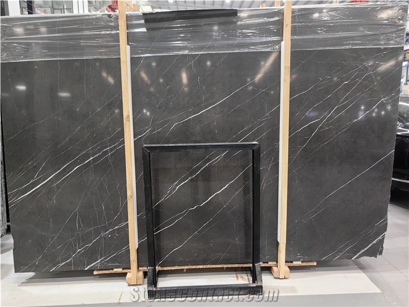 Iran Pietra Grey Polished Natural Marble Stone Tiles