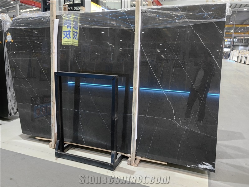 Iran Pietra Grey Polished Natural Marble Stone Tiles