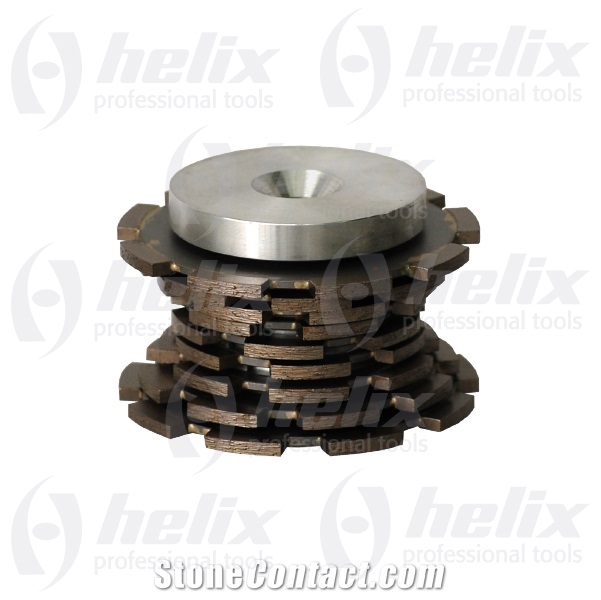 CNC Machine Tools - Segmented Pre-Cut Profiling Wheels