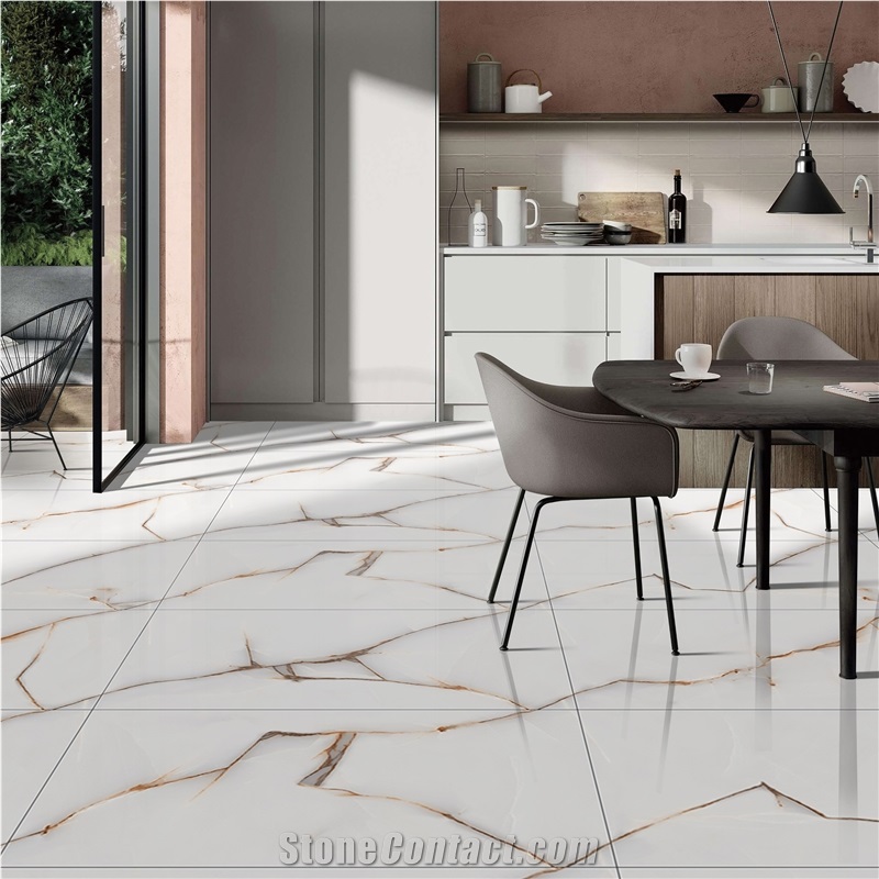 Volcano White Porcelain Large Panels Porcelain Slabs