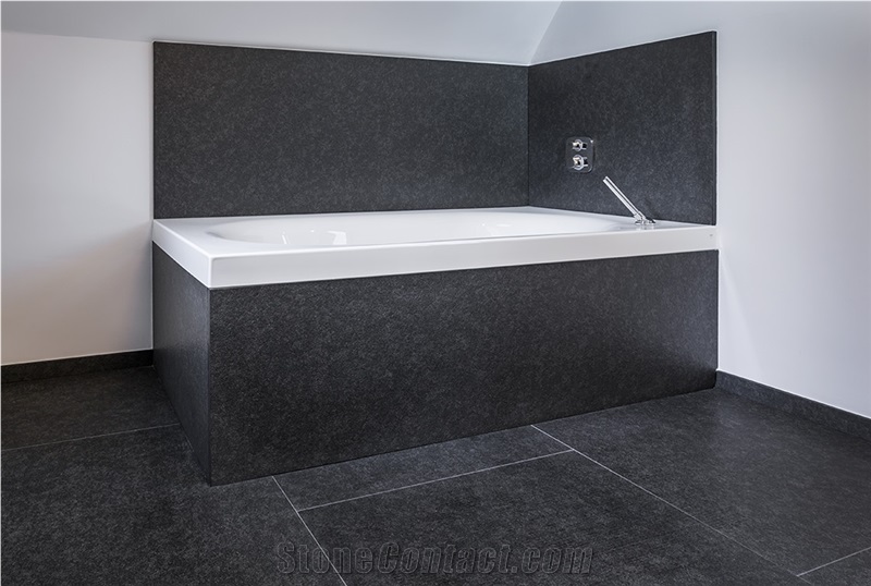 Nero Assoluto Afrika Granite Bathroom & Shower Design
