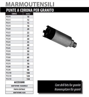 Core Drill Bits For Granite