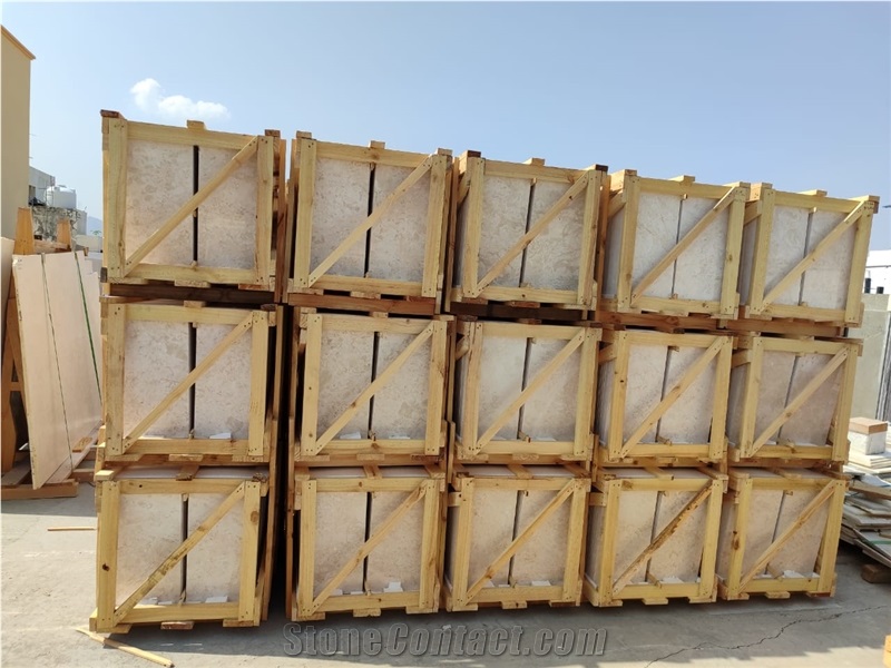 Omani Crema Light Marble Tiles