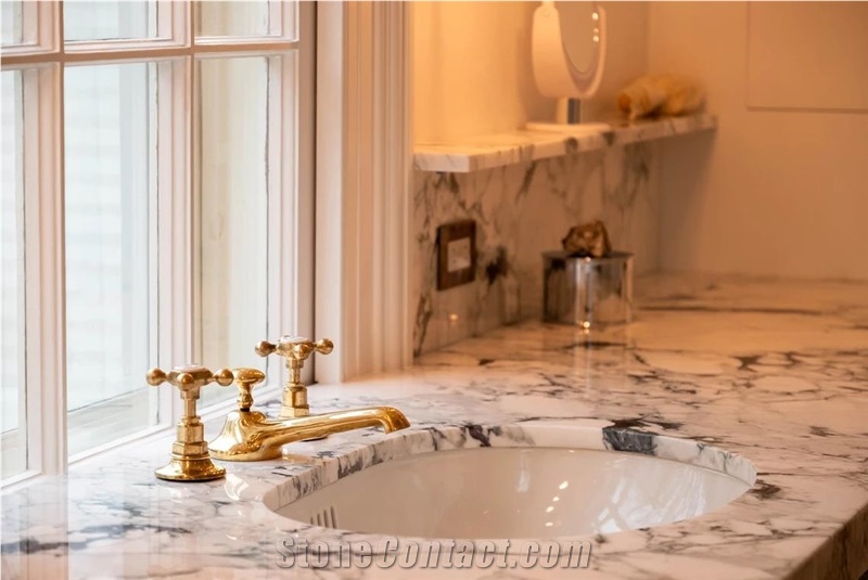 Breccia Capraia Bathroom Design - Tops, Wall And Floors