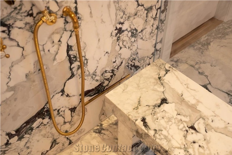 Breccia Capraia Bathroom Design - Tops, Wall And Floors