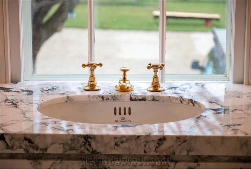 Breccia Capraia Bathroom Design - Tops, Wall And Floors