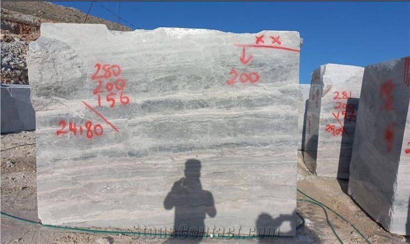 KYC Dolomite Grey Marble - Silver Motto Marble Blocks