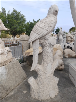 Gray Granite Animal Sculpture