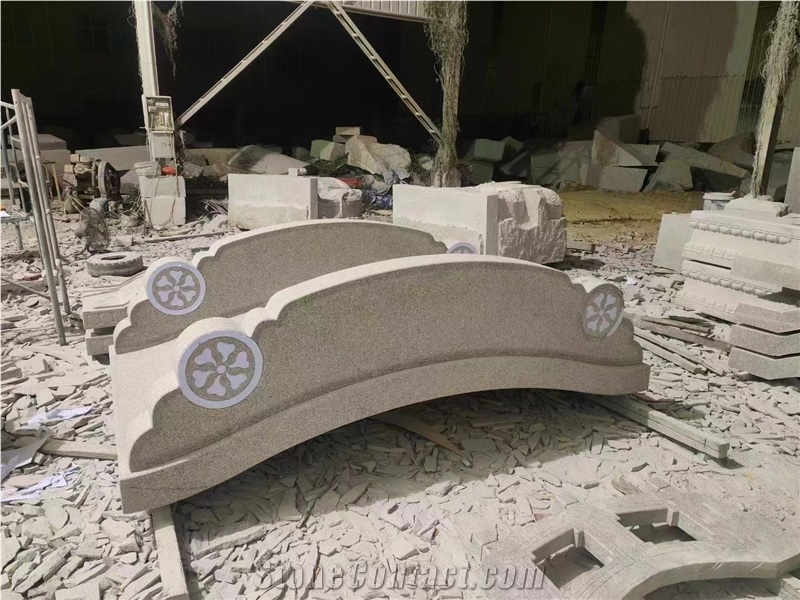 Yellow Granite Garden Design Bridge, Ornaments