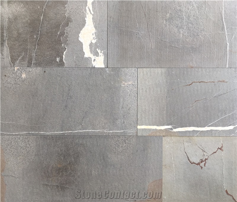 Grigio Foussana Limestone Shower Wall Tiles