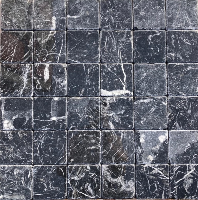 Nero Marquina Marble Tiles