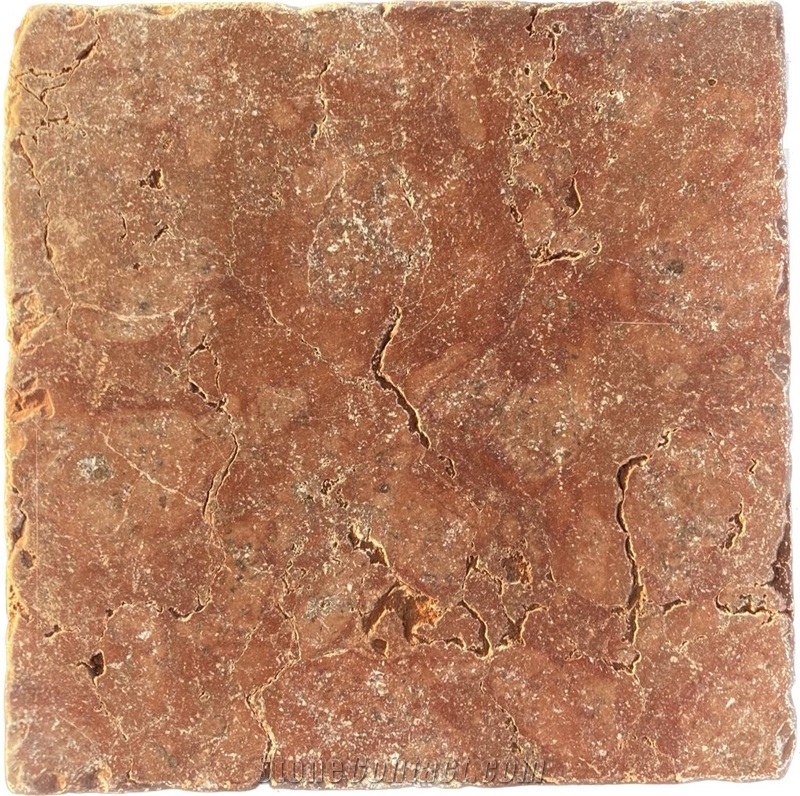 Rosso Asiago Marble Tiles Bath Top