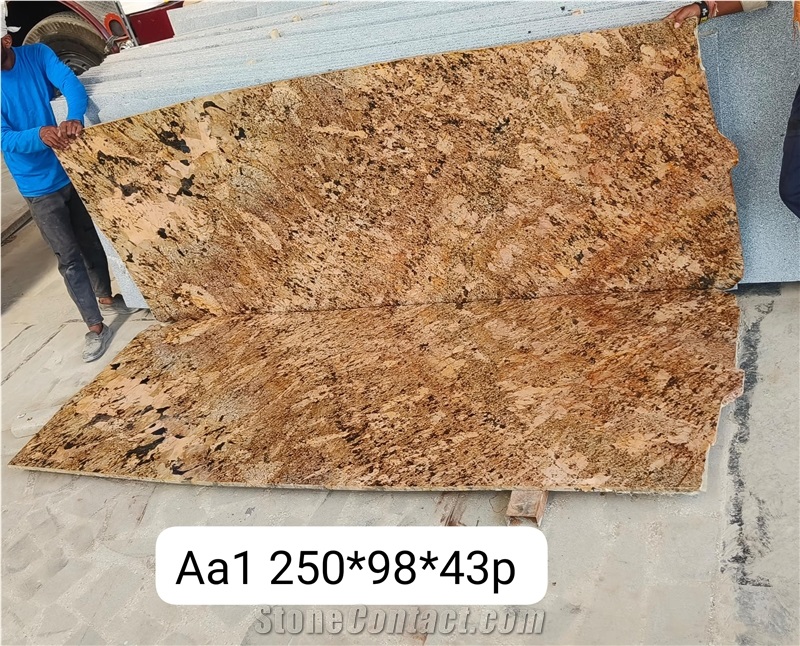 Alaska Gold Granite Cutter Slabs