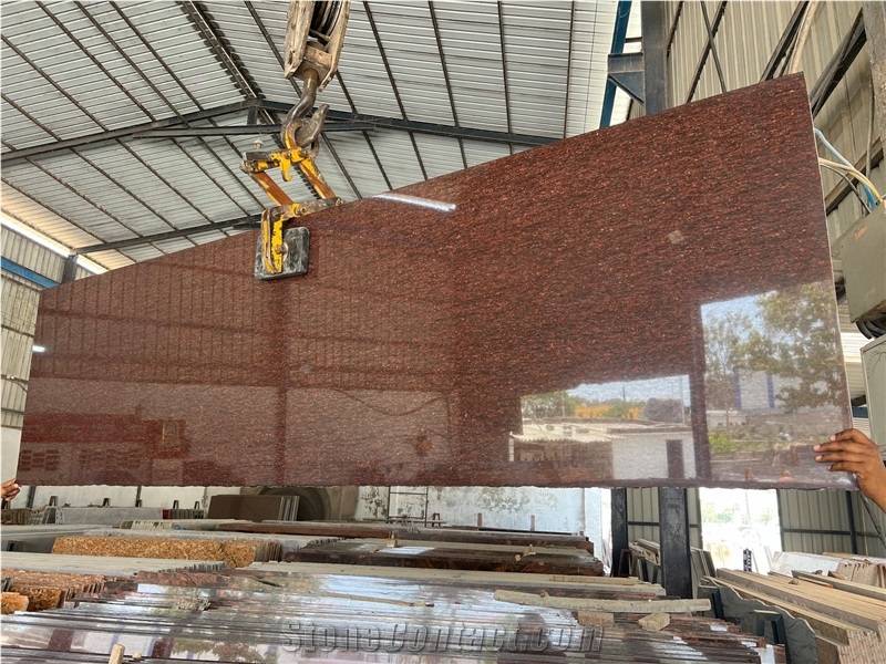 Asian Red Granite Cutter  Slabs