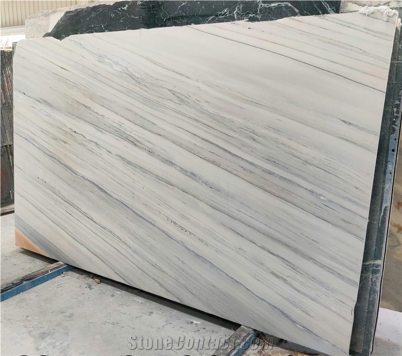 Bruno White Marble Slabs