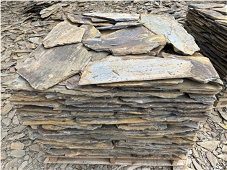 Vietnam Black Slate Irregular Flagstone Tiles