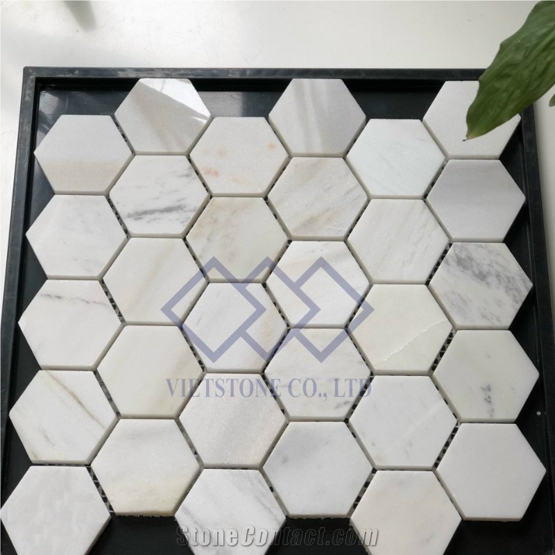 White Marble Mosaic Tiles