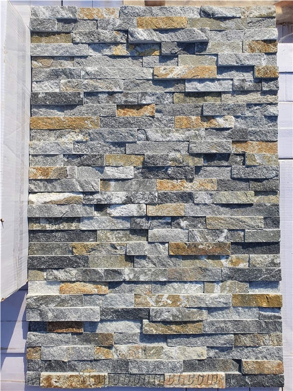 White Wall Panel, Cultured Stone, Split Face Wall Cladding
