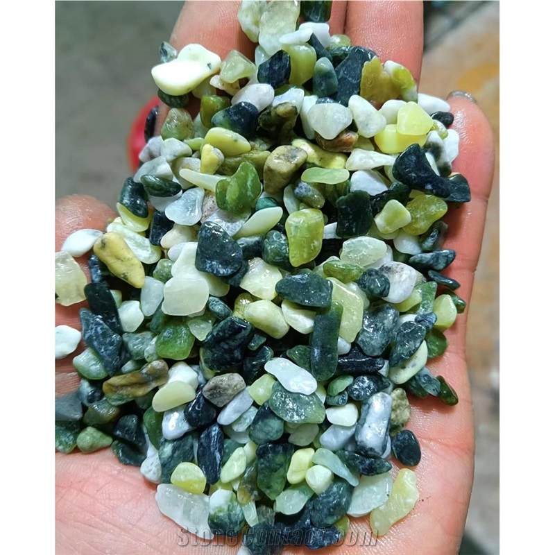 Decorating Yellow Wooden Pebble Crushed  Chips