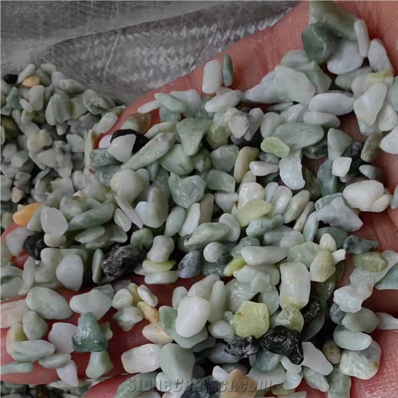 Decorating Yellow Wooden Pebble Crushed  Chips