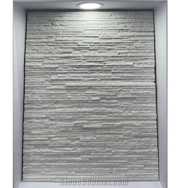 Natural White Quartzite Wall Cladding Panels