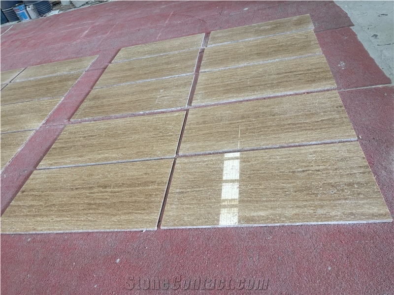 Wholesale Coffee Travertine Floor Tiles For Villa  Project