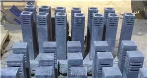 China Blue Stone Lamp Standard