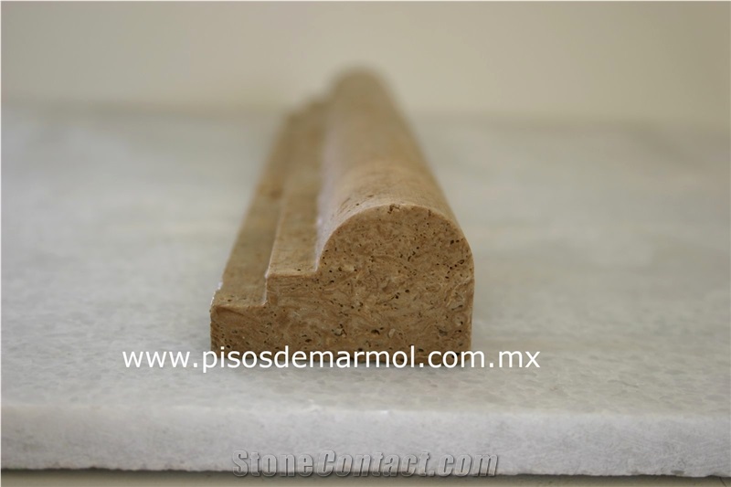 Beige Tarvertine Cornice Molding