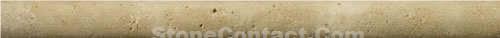 Bull Nose Beige Durango Travertine Profile Molding
