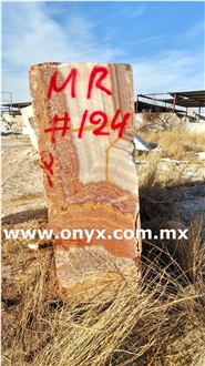 Red Onyx Blocks, Mexico Rojo Onyx Blocks
