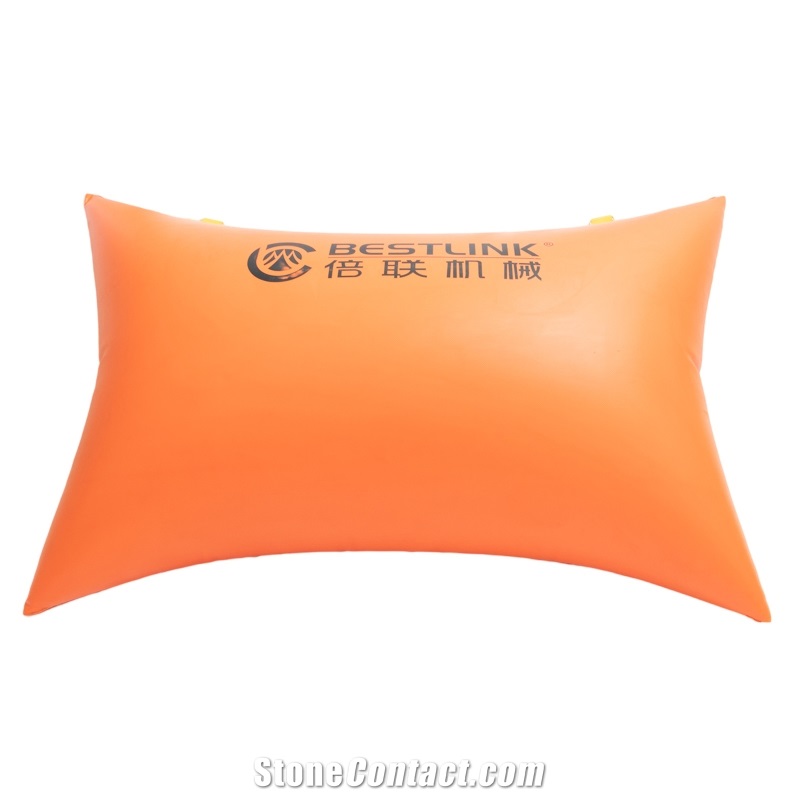Stone Block Polymer Quarrying Pushing Air Bag