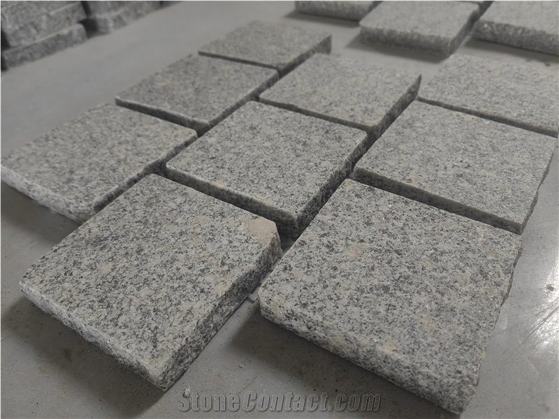 Fantasy White Ash White Granite Cobblestone