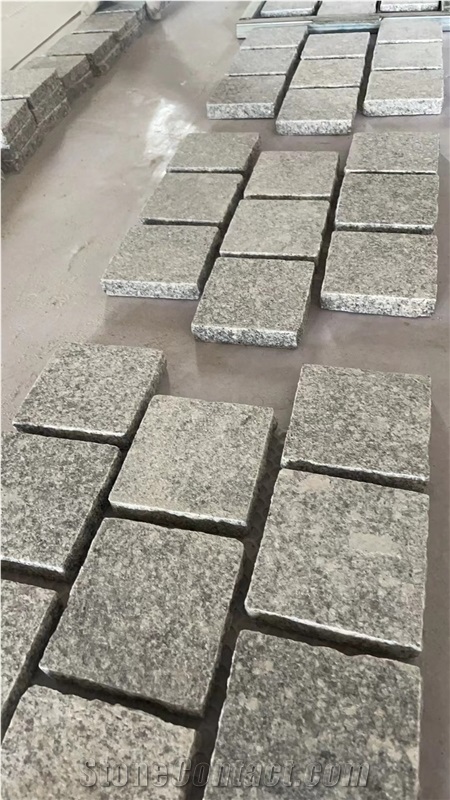 Fantasy White Ash White Granite Cobblestone