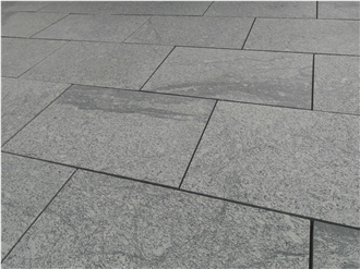 Fantasy White Granite Tiles Ash Grey Pool Terrace Pavers