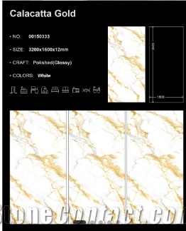Calacatta Gold Sintered Stone Slabs