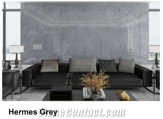 Hermes Grey Sintered Stone Slabs