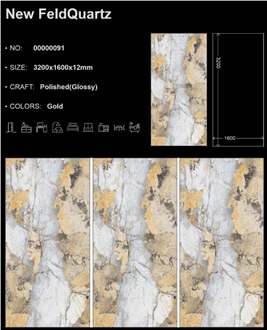 New Feld Quartz Sintered Stone Slabs